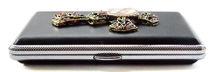 Модная Персонализированная женская коробка для сигарет тонкий подарок|gift box