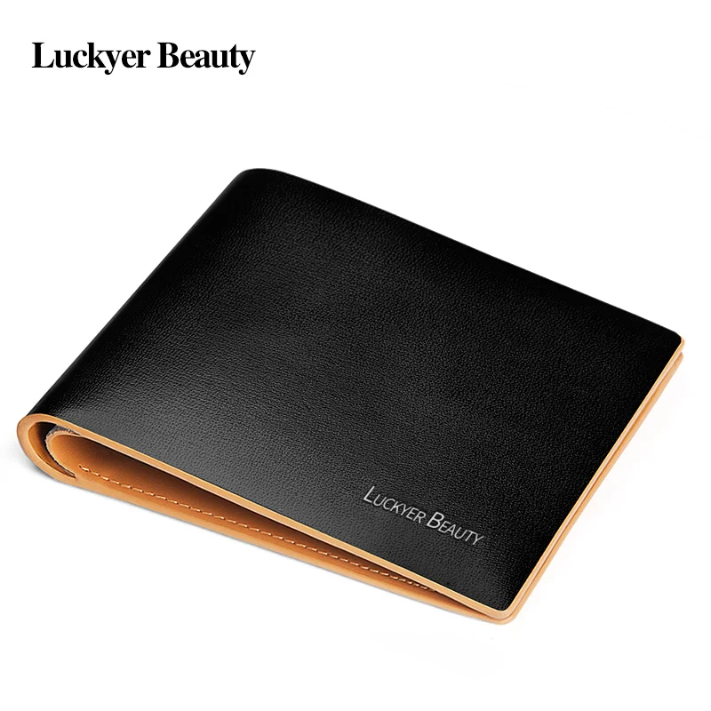 Luckyer Beauty новые дизайнерские Короткие Кошельки мужские Высокое качество