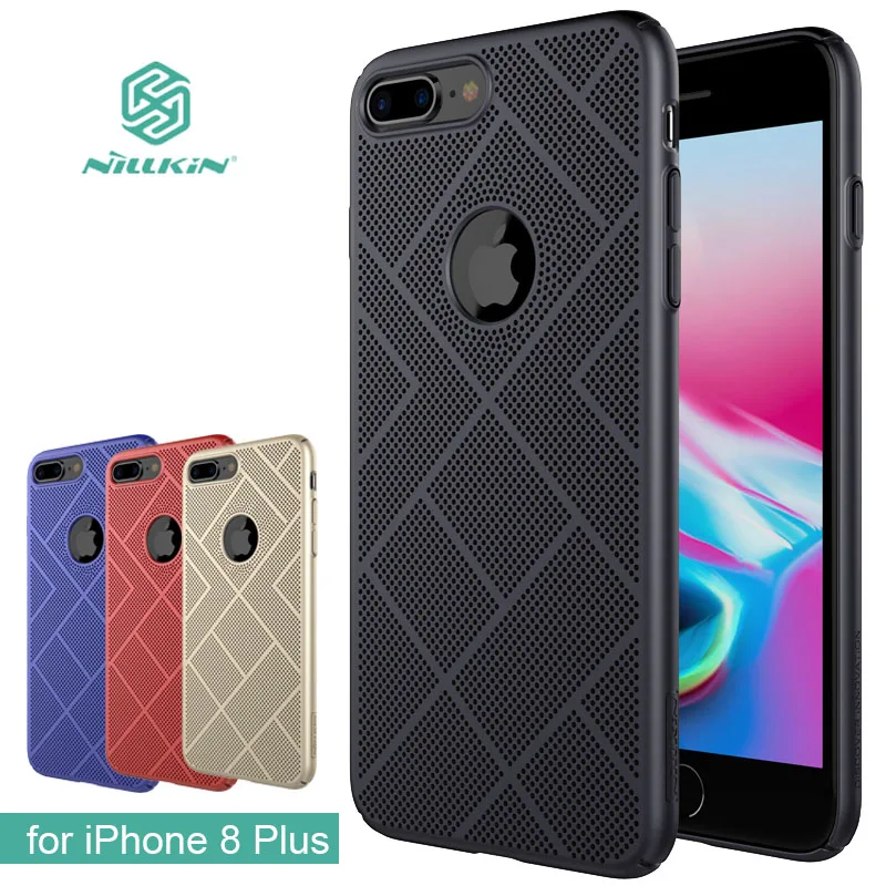 Для iphone 8 Plus Nillkin теплоотвод жесткая задняя ПК Матовая защитная Крышка Воздушный чехол Nilkin для iphone 8 Plus чехол для телефона