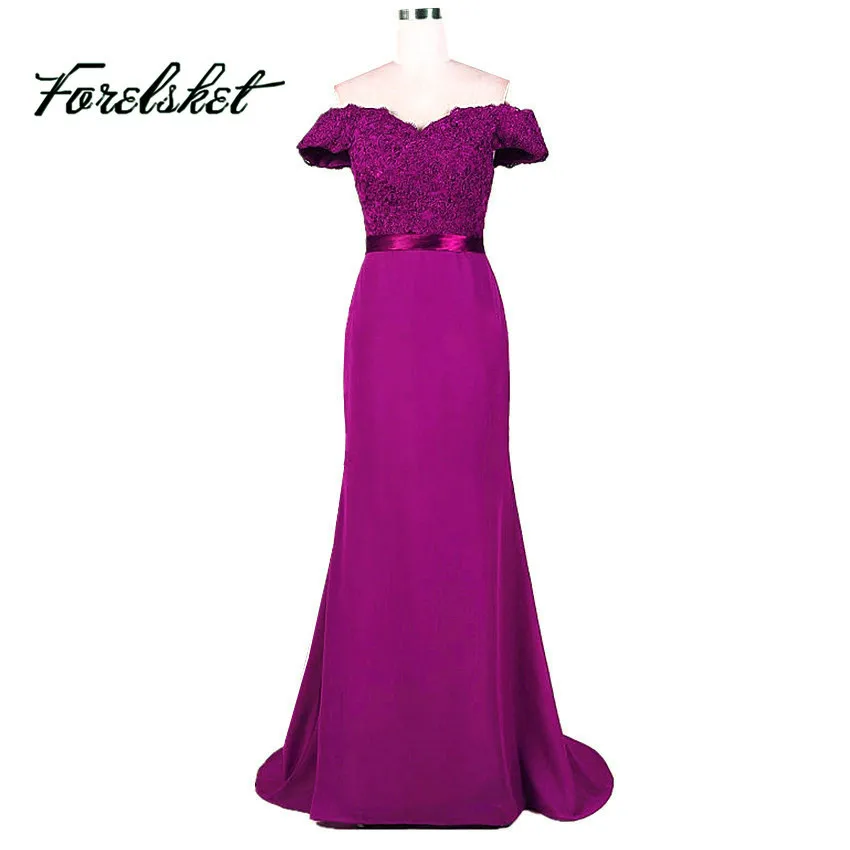 Темно фиолетовые мятно Зеленые Блестки Русалка платья подружки невесты 2019 лодка