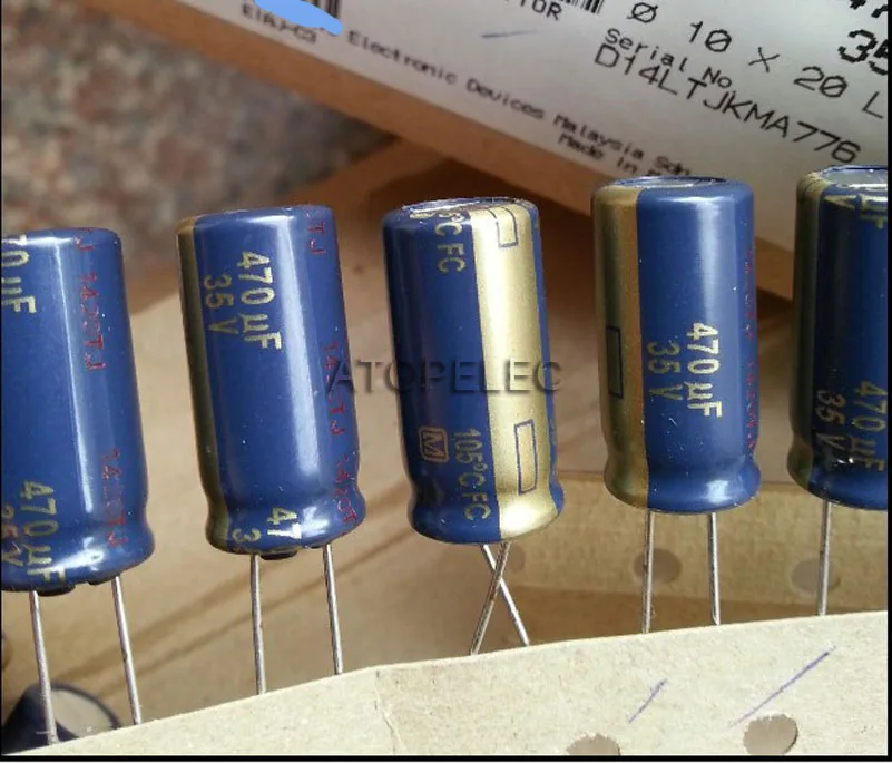 Электролитические конденсаторы серии FC 470 мкФ/35V Hi Fi аудио 105 Deg.C 1 шт.|deg| |
