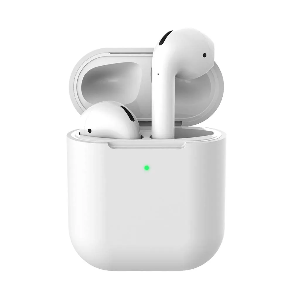 02 Силиконовый ТПУ Bluetooth беспроводной чехол для наушников Защитный чехол Аксессуары для Apple Airpods 2 2-го поколения зарядная коробка - Цвет: 02