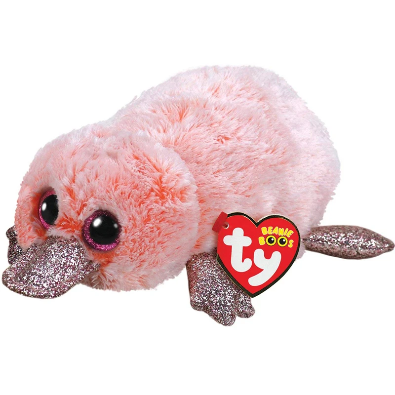 Ty Beanie Boos Wilma Pink Platypus плюшевые игрушки куклы для девочки 6 &quot15 см|Мягкие животные| |