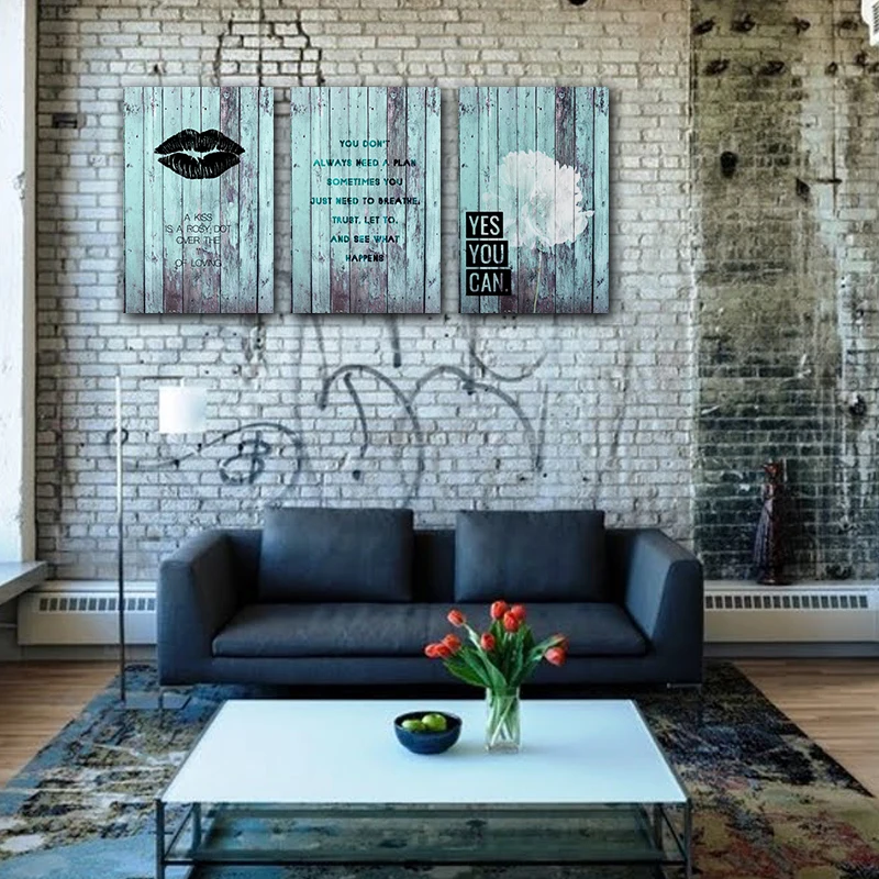 Винтажный постер цветок холст декоративные картины мотивационные цитаты