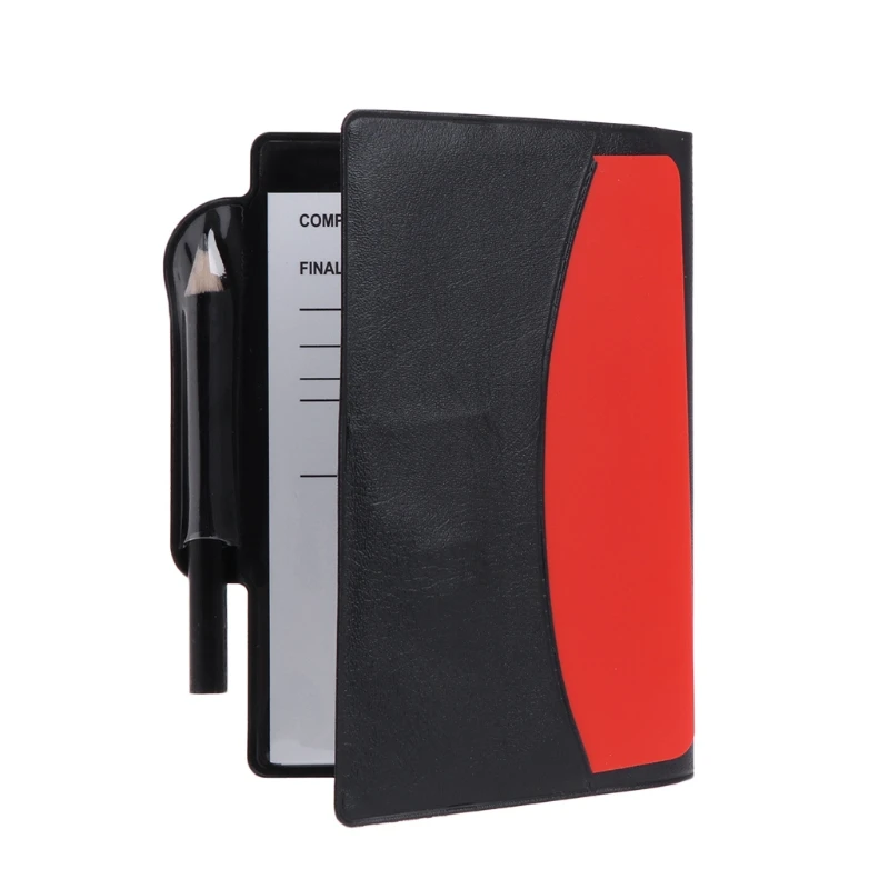 Fashion Football Soccer Referee Wallet Notebook with Red Card and Yellow easy to carry | Спорт и развлечения