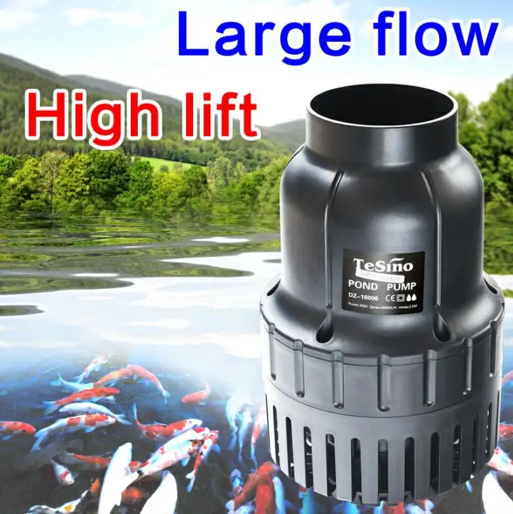DZ series large flow fishpond pump Power-saving filter circulating wat pump for outdoor fish pond Fish pond submersible pump - Цвет: DZ-16000