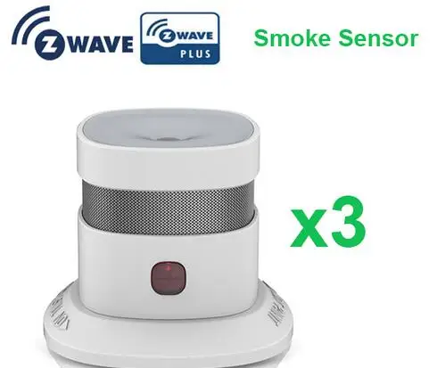 3 шт./лот z wave plus датчик Пожарной Сигнализации alliance умный противопожарный детектор