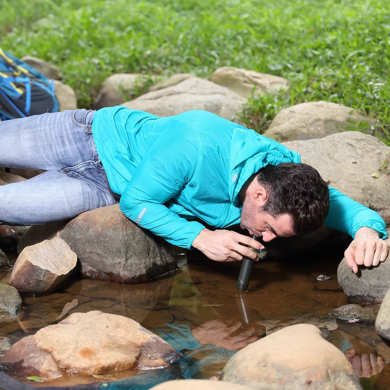 Miniwell портативный соломенный фильтр для воды экстренных ситуаций и армии|life|life straw