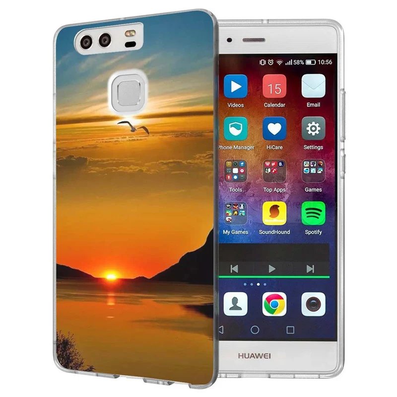 Для Huawei P9lite/P8 Lite 2016 2017 Y5 II 2 Y5ii/Y6 Compact/Honor 5A LYO-L21 Мягкий ТПУ силиконовый прозрачный