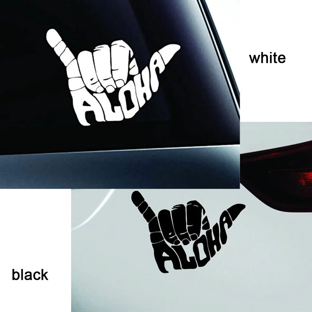 Фото Стильные модные виниловые наклейки для автомобиля Aloha Shaka наклейка с символом
