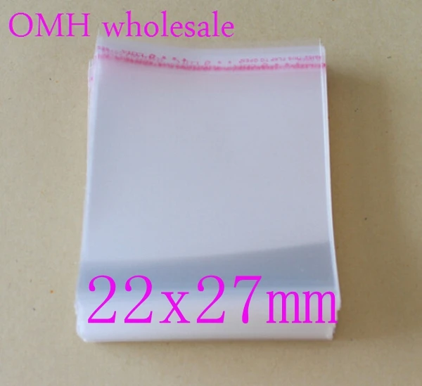 OMH оптовая продажа 200 шт. двухслойная блестящая самоклеящаяся прозрачная