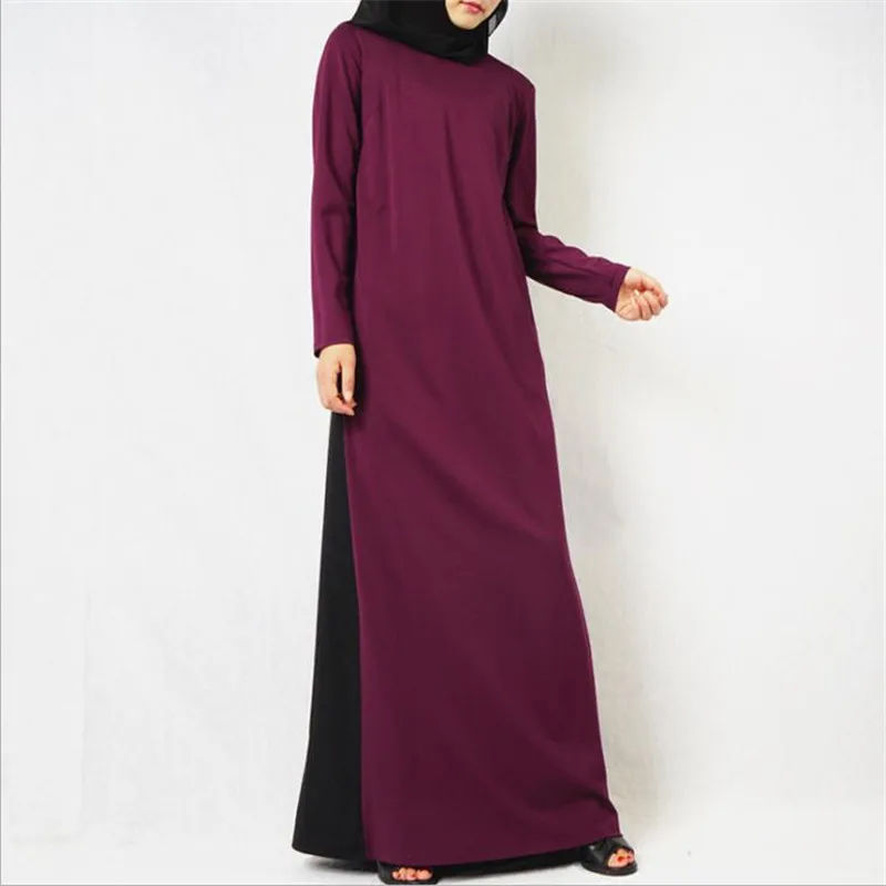 New Fashion Women Abaya Dress Islamic Clothes Elegant Vestido Chiffon Lace Stitching Robe Maxi for Ladies | Тематическая одежда и