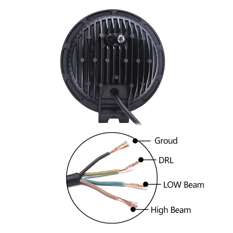 2 шт. 105 Вт Светодиодный светильник для работы Hi/Low beam DRL внедорожный вождения s