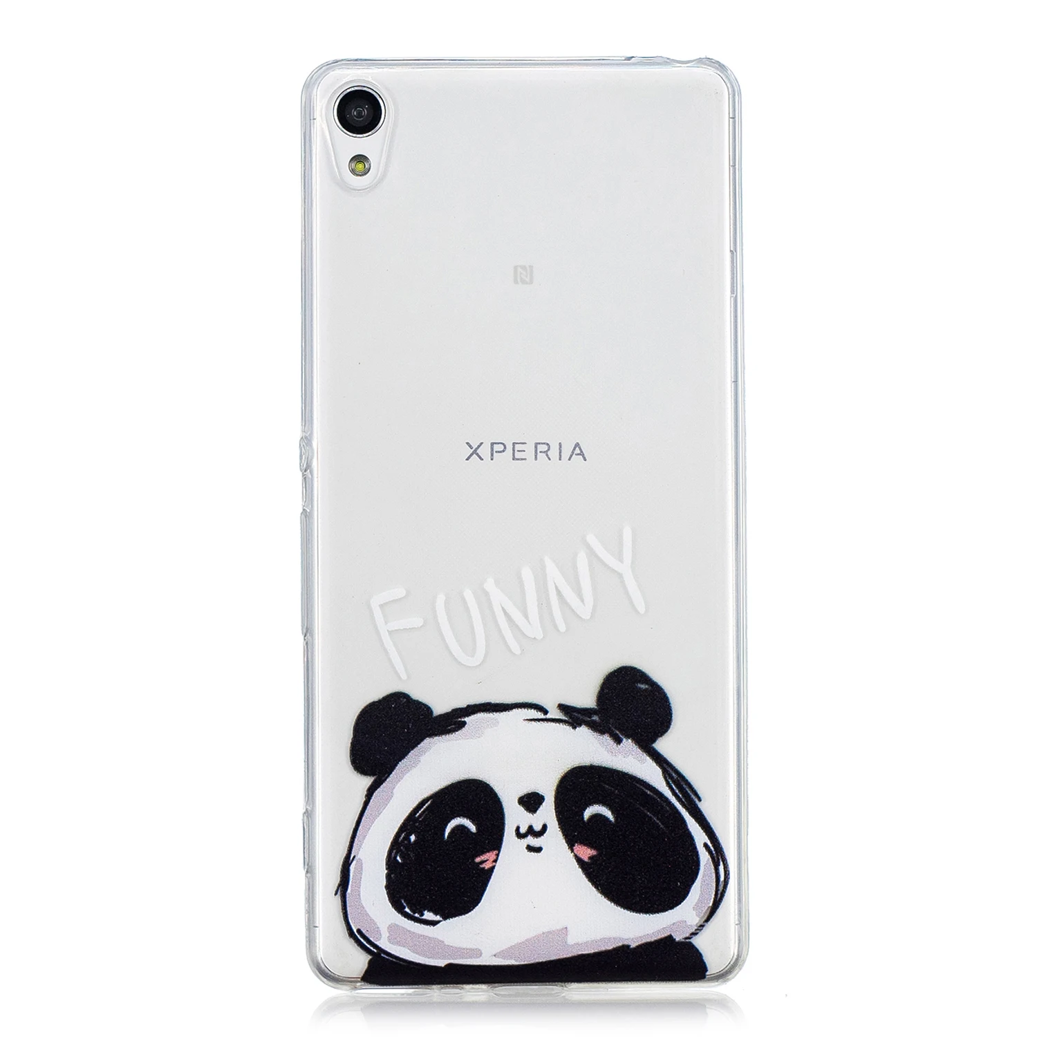 Luxury Cartoon Covers For Sony Xperia XA X A Transparent Pattern Case Back Phone bags shells Protective Cases Fundas |