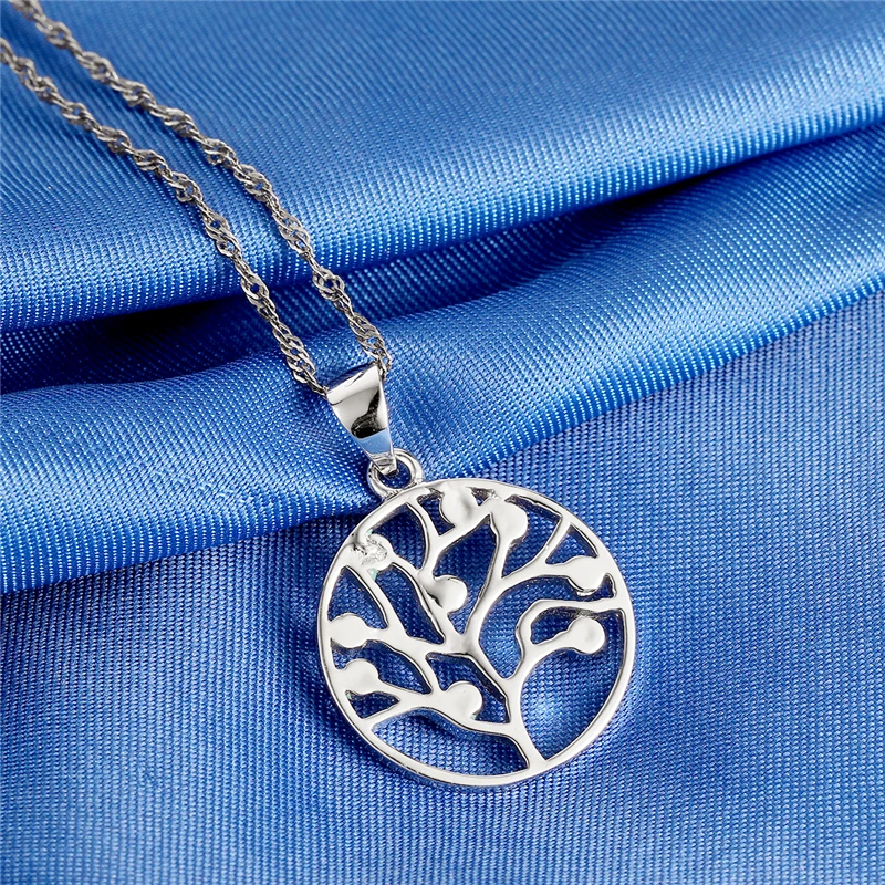 Огненный опал де Фуэго кулон из серебра 925 пробы Древо жизни подходит для женщин