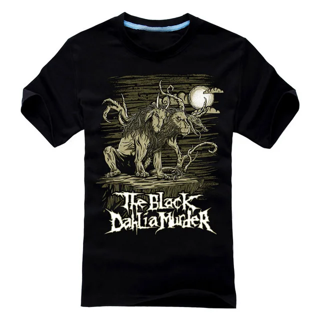 Рубашка в стиле Харадзюку с изображением черного дахии убийцы рок рубашка злого