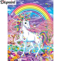 dispaint full squareround drill 5d diy diamond painting cartoon unicorn embroidery cross stitch 3d home decor a12830