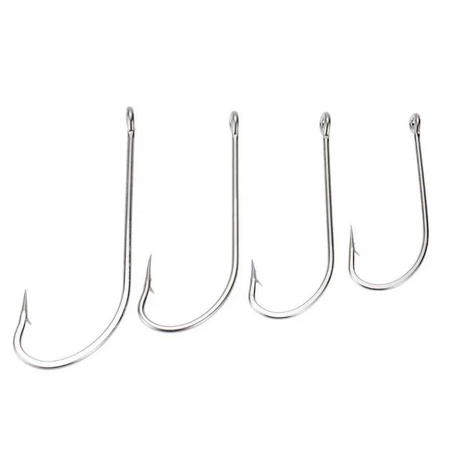 5 шт. рыболовные крючки для морской рыбалки серебристый рыболовный крючок из