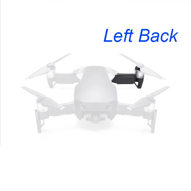 left back DJI Mavic Air передний/задний левый/правый рычаг двигателя красный подлинный белый черный Запасной рычаг для Mavic Air Drone запасные части - Цвет: left back