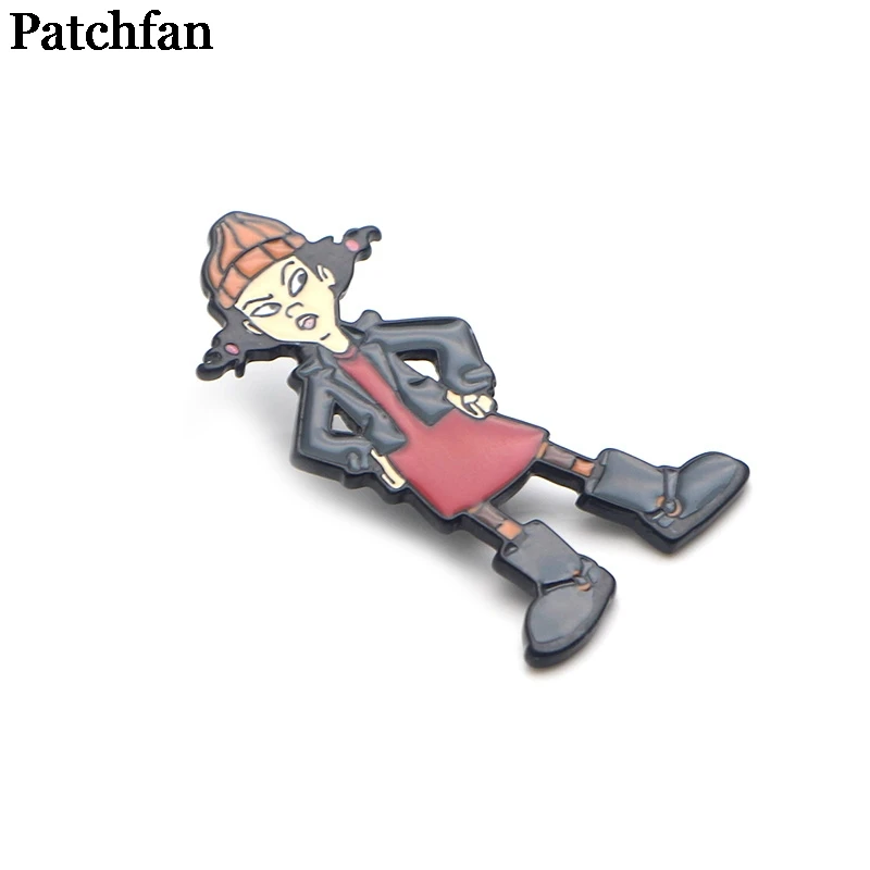Patchfan рекес цинк мультфильм булавки для мужчин женщин para рубашка Шарм пальто одежда рюкзак аксессуары медаль значки Броши A2032