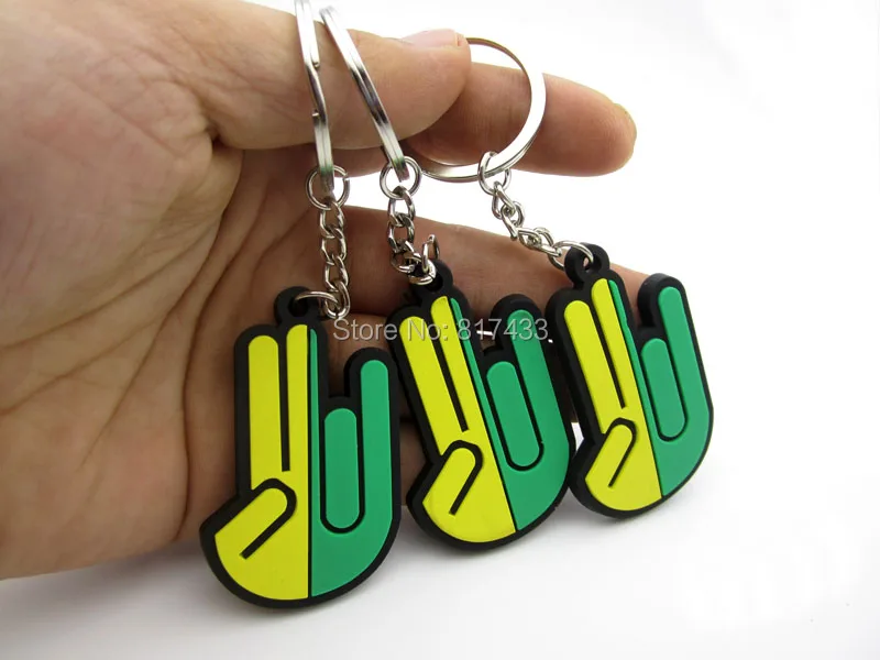 50 шт. 3D ПВХ резиновый бейдж для дрифтинга JDM брелок вакаба JDMFUN рука шокер