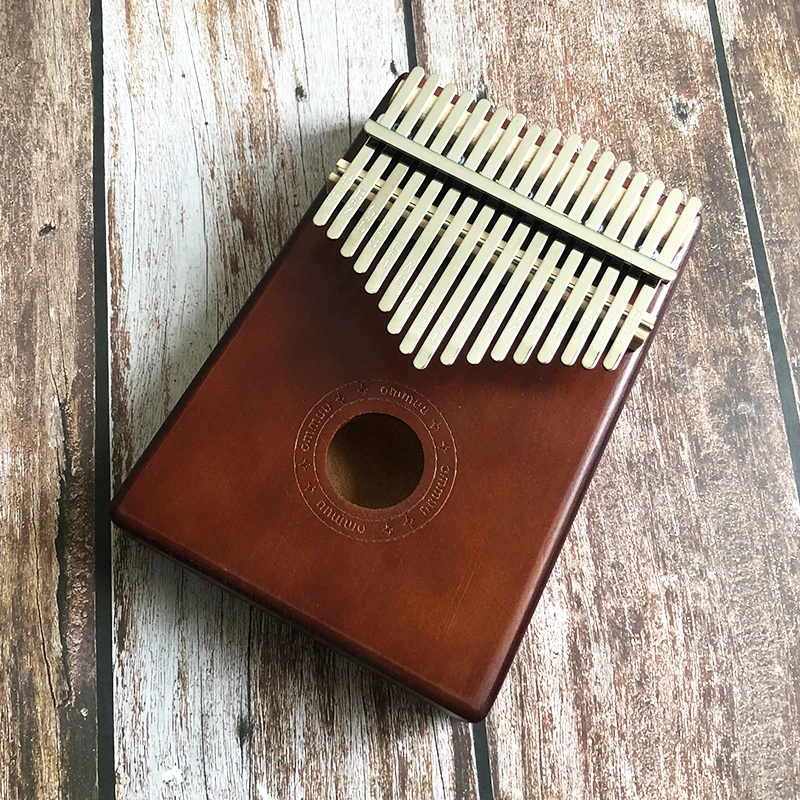 17 Key Kalimba African Solid Pine Mahogany Thumb Finger Piano Sanza Mbira Calimba Play with Guitar Wood Musical Instruments