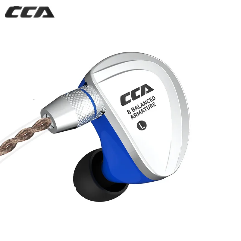 CCA C16 8BA единиц в ухе Наушники Hi-Fi гарнитура съемные наушники с отдельным 2PIN кабель c10 ZS10 Знч ZSN CA4 AS16