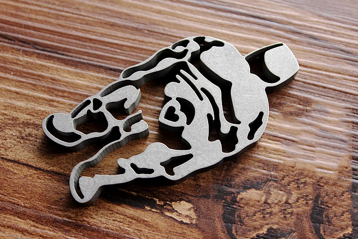 Lucky Fat Man EDC Gear титановая цепочка для ключей сверхлегкая подвеска на ремешке