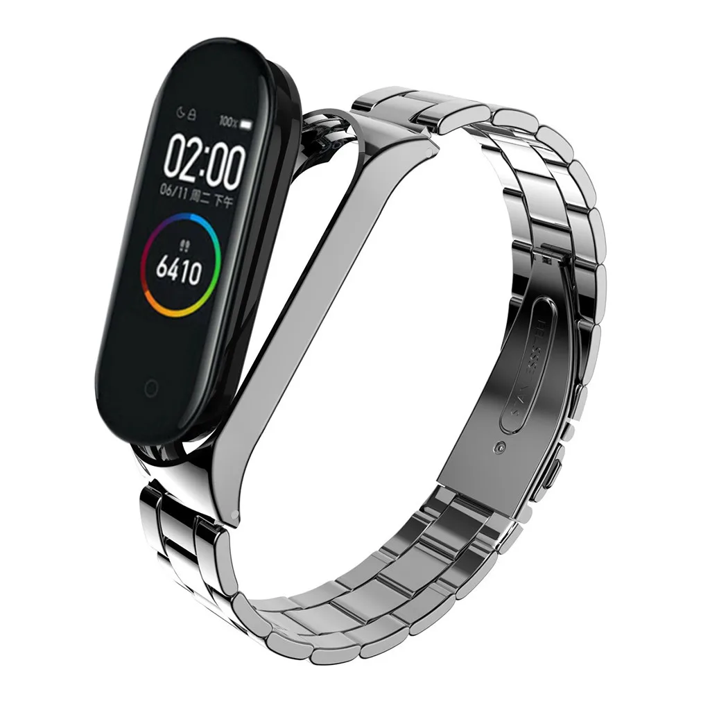 Ремешок для часов uxury сменный Браслет из нержавеющей стали Xiao Mi Band 4 ремешок |