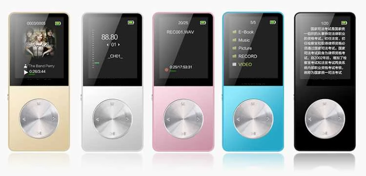 MPLSBO HiFi Металл MP4 плеер Встроенный динамик 16 ГБ 1,8 дюймов Экран может Поддержка 32 ГБ SD карты с видео сигнал тревоги FM Электронная книга