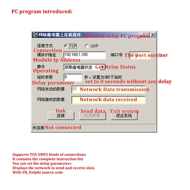 Новое поступление электронный комплект платы LAN Ethernet 2-способ реле доска