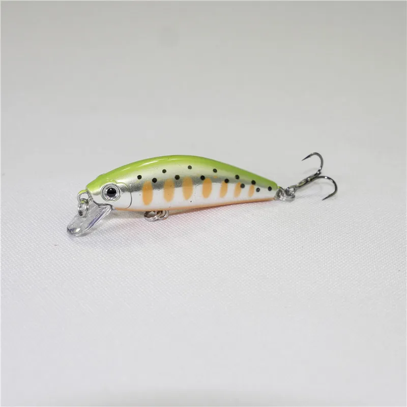 Le fish 50 мм 6,5 г JERKBAIT ishing Тонущая приманка гольян воблер, твердая приманка для окуня Щука искусственная приманка