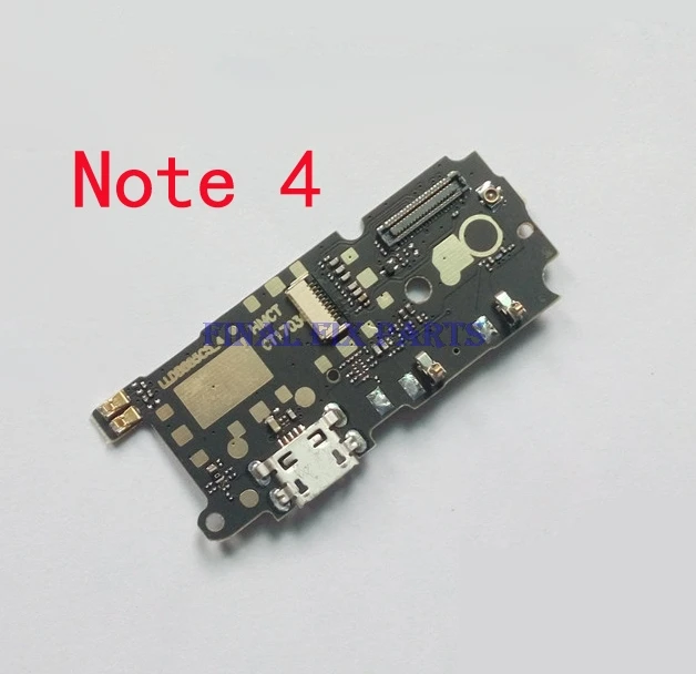 Для Xiaomi Redmi Note 4 4X MTK/Snapdragon usb зарядный порт гибкий кабель Зарядка порт розетка плата модуль запасные части