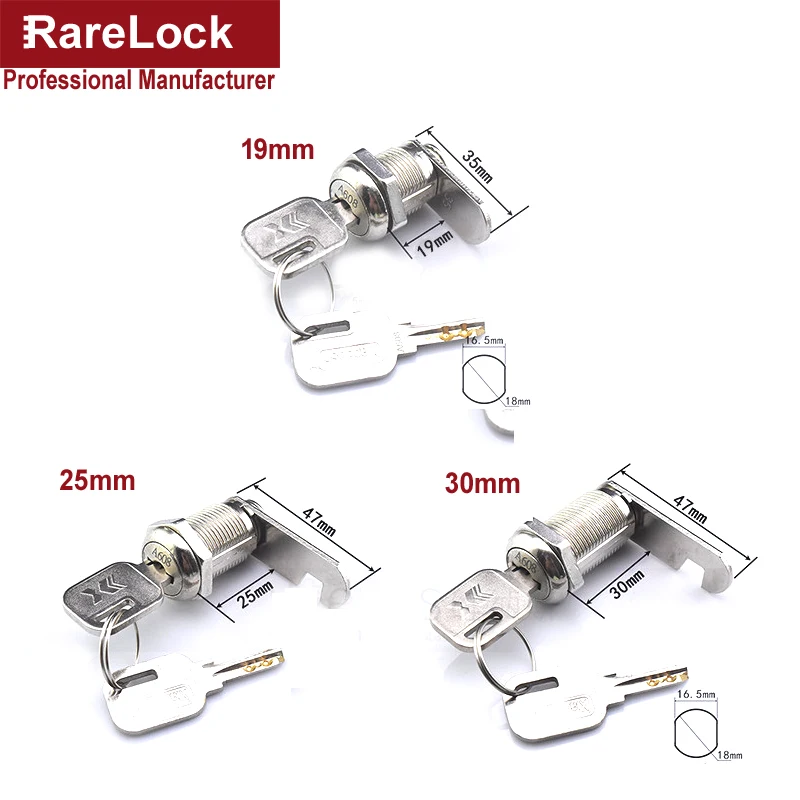 Rarelock MS486 кулачковый замок для инструмента или кассового ящика банкомата для спортзала раздвижной шкаф для двери школьной раздевалки офисный ящик аппаратная безопасность DIY i