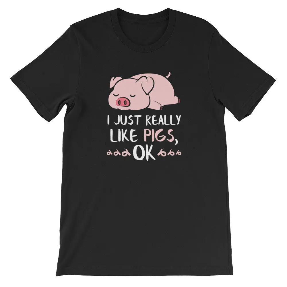 Футболка со Свинкой для девочек Футболка с забавным животным Pig Gifts Idea Милая рубашка со Свинкой футболка «lover» Винтажная футболка для фермы