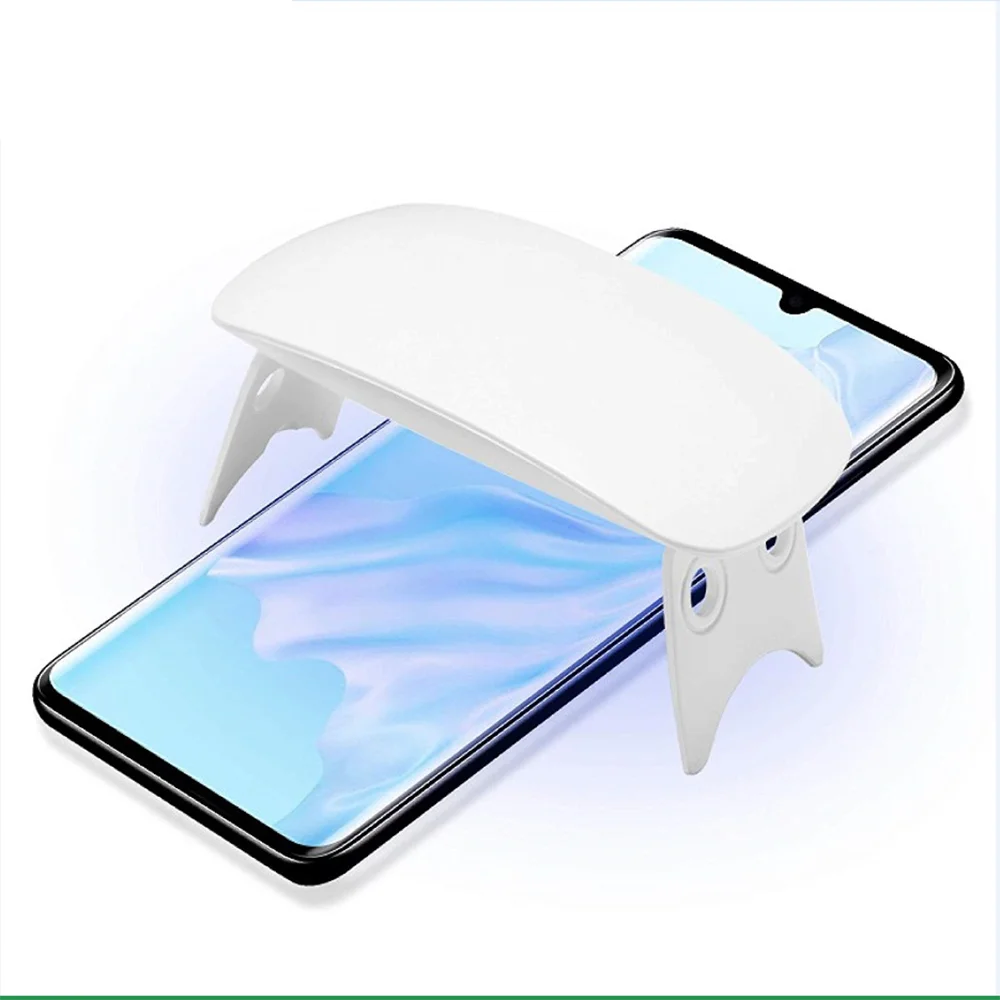 Защитная пленка для экрана huawei P30 mate 20 Pro с закругленными краями, Жидкий УФ-чехол из закаленного стекла, защита от отпечатков пальцев