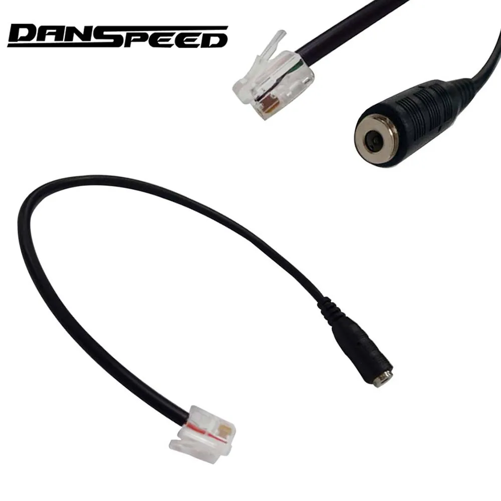 Danspeed Премиум 3 5 мм Женский 4P4C RJ9 с разъемом папа для подключения гарнитуры