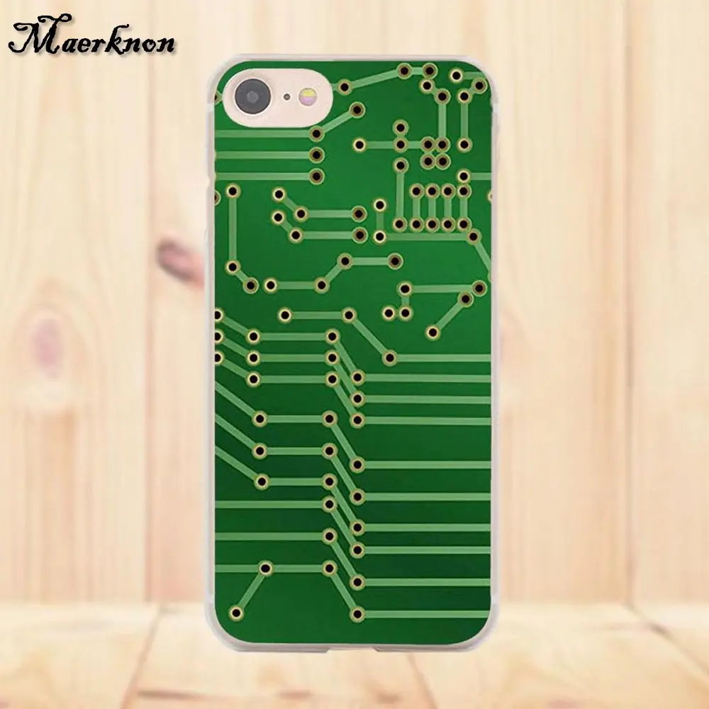 Maerknon для Apple iPhone 4 4S 5 5C SE 6 6S 7 8 Plus X LG G4 G5 G6 K4 K7 K8 K10 термополиуретановая печатная плата