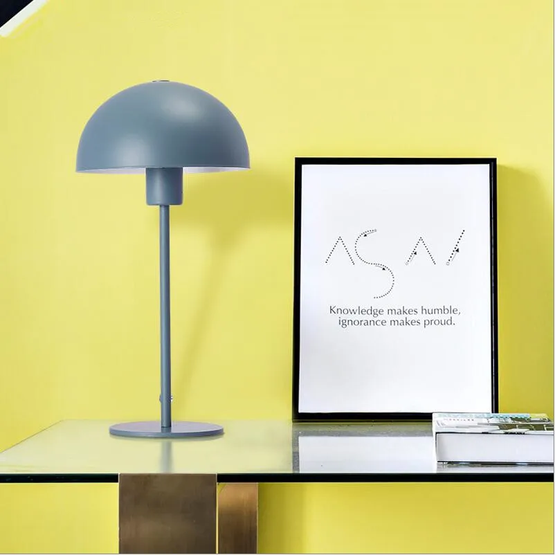 H40cm искусство дешевые железные настольные лампы Свет E27 LED