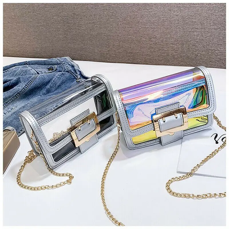 Женский акриловый прозрачный кошелек милая прозрачная сумка через плечо