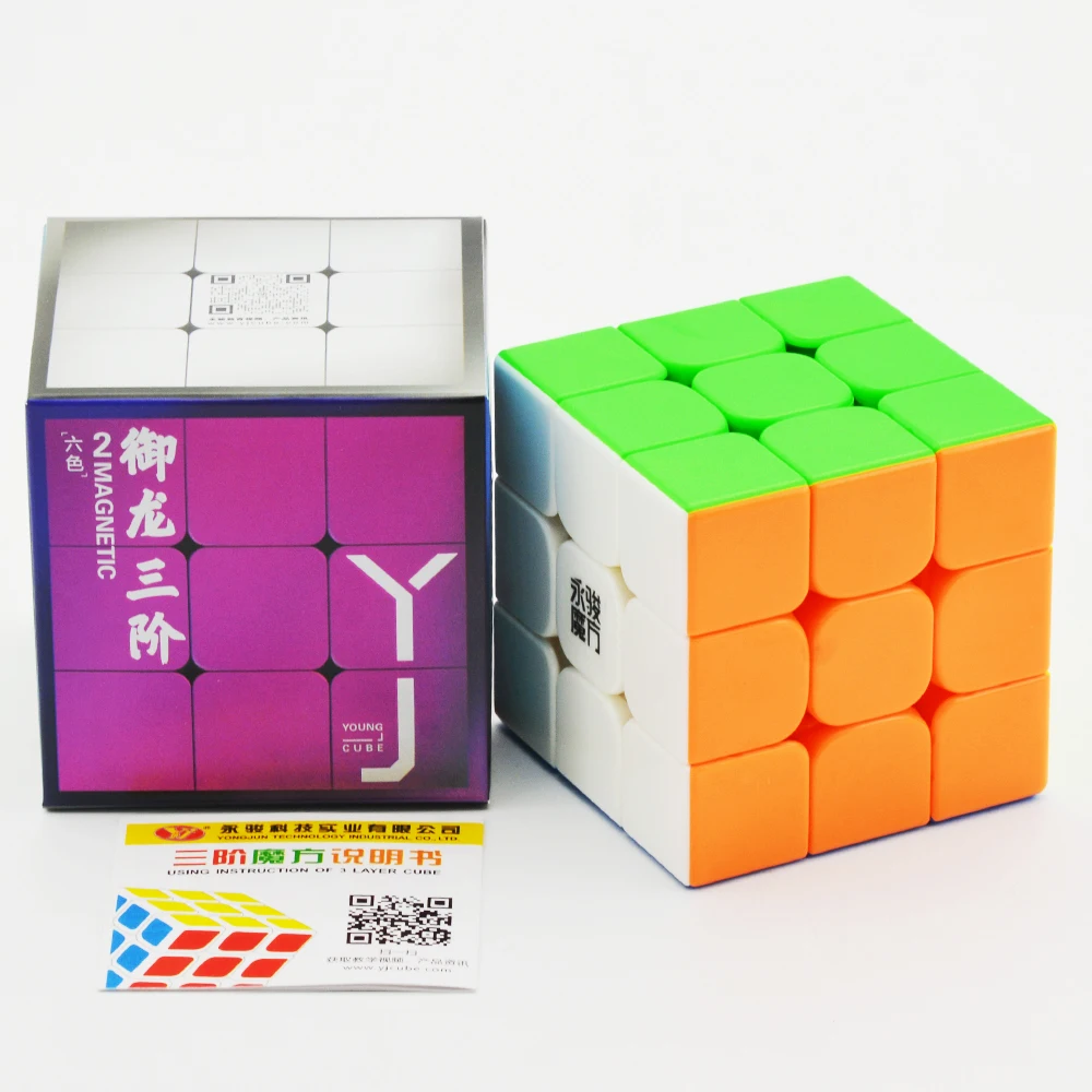 YJ Yulong 2 M V2 M 3x3x3 Магнитный магический куб Yongjun магниты головоломка скоростные кубики Yulong V2 M Профессиональные 3x3 магниты кубики