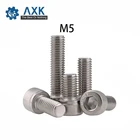 Шестигранная головка шестигранный ключ болт с головкой винт 681012 .... 100 нержавеющая сталь Din912 M5 машина бытовая и автомобильная
