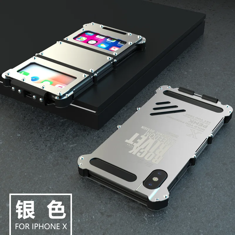 360 градусов металлический многофункциональный чехол для телефона для iPhone 6 7 8 6s Plus роскошный флип-чехол для телефона для iPhone X XS чехол для телефона