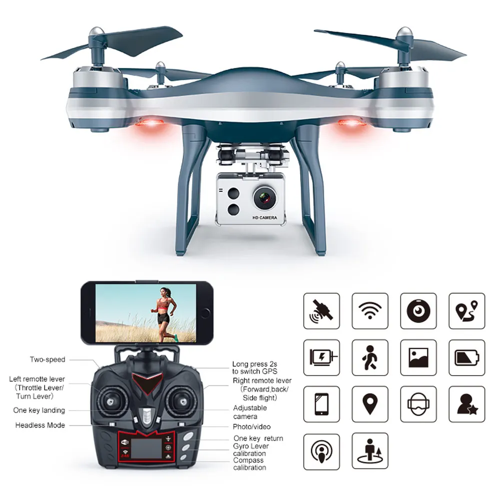 Квадрокоптер K10 с GPS Wi Fi FPV|Квадрокоптеры камерами| |
