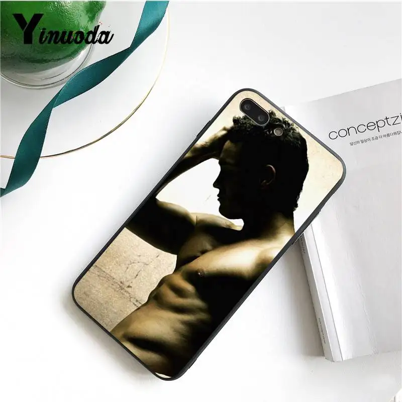 Yinuoda для iphone 7 6 X корпус мужской мышцы человек много цветов Роскошный чехол