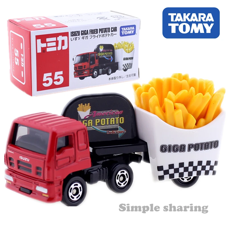 Такара томия томика No.55 Isuzu Giga жареный картофель машина Французский Фрай грузовик