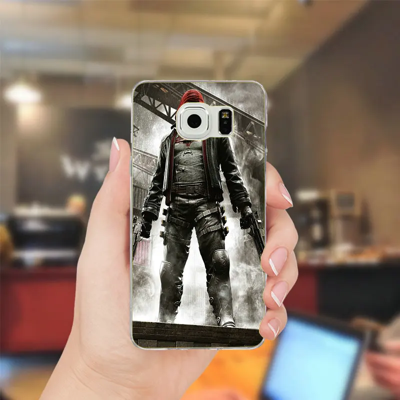 For Samsung Galaxy Note 2 3 4 5 8 S2 S3 S4 S5 Mini S6 S7 S8 S9 Edge Plus Shell Soft TPU Silicone Mobile Phone Bag Case Red Hood | Мобильные