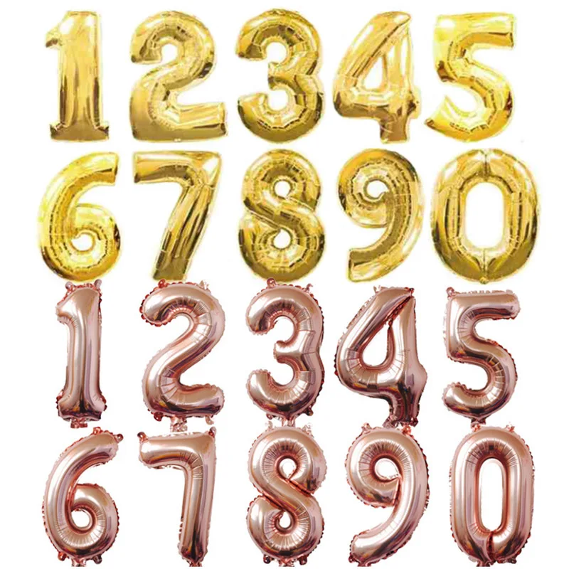 Воздушный шар из фольги с цифрами 32 дюйма|Воздушные шары и аксессуары| |