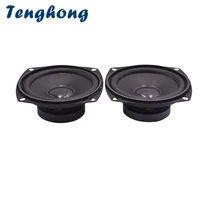 tenghong 2pcs 3 inch audio speaker 4ohm 5w full range speakers unit multimedia portable loudspeaker for home theater diy 78mm