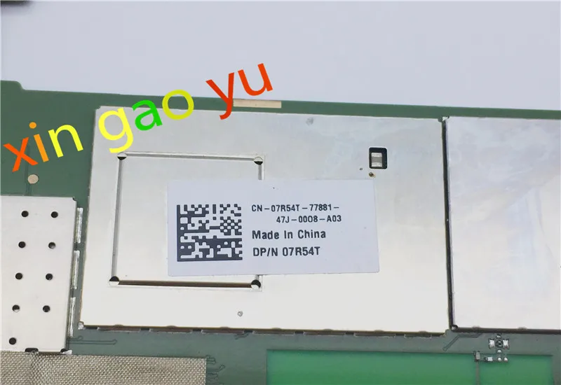 Материнская плата для планшета Dell Venue 8 3830 Y1YKR Atom Z2580 2 0 GHz 32GB P/N: 0N5GP0 Cn 07r54t 7r54t|atom